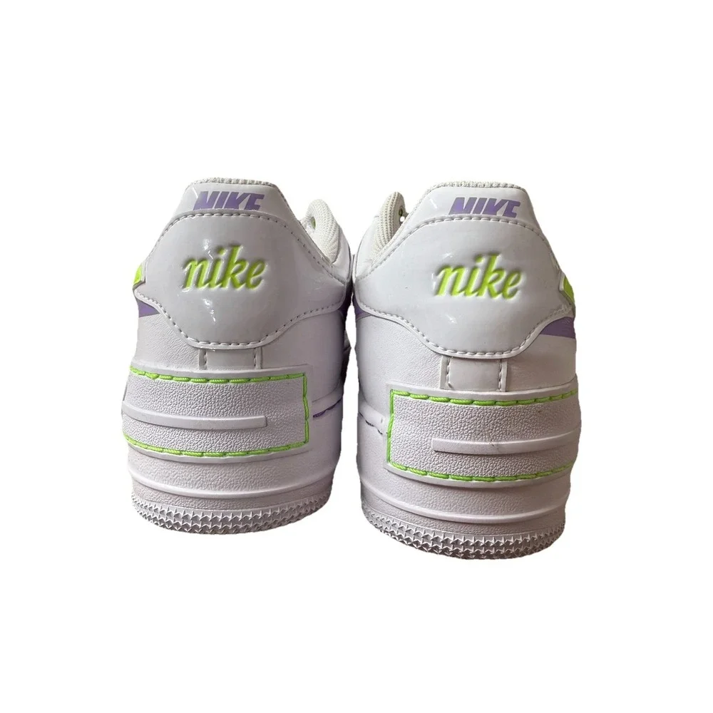 Nike Air Force 1 Low Shadow White Electric Green DD9684-100 Size Women 9 Men 7.5